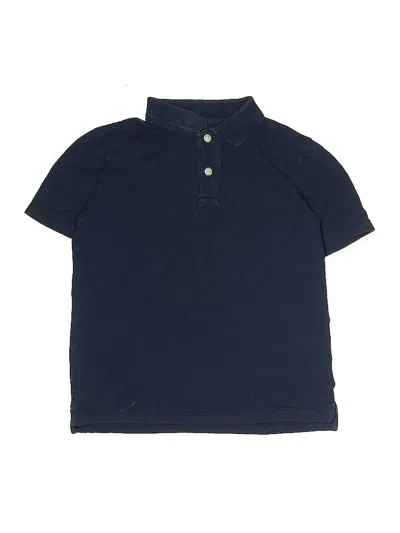 Pre-owned Crewcuts Kids' Short Sleeve Top Blue Tops