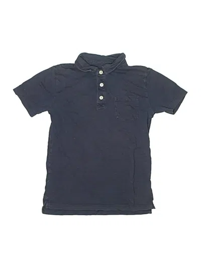 Pre-owned Crewcuts Kids' Short Sleeve Top Blue Tops