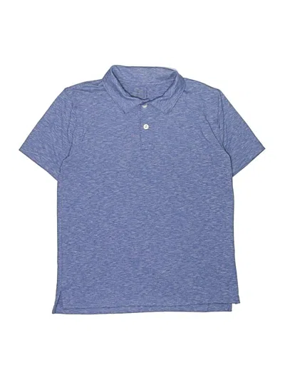 Pre-owned Crewcuts Kids' Short Sleeve Top Blue Tops