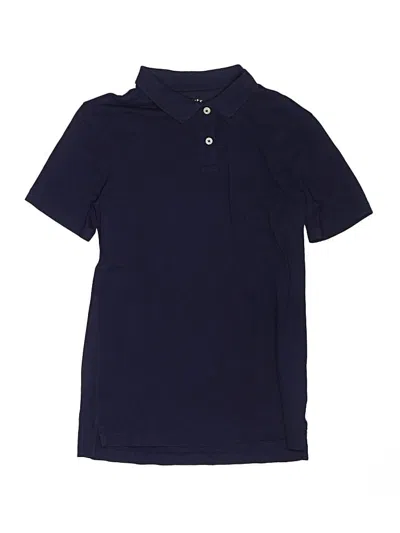 Pre-owned Crewcuts Kids' Short Sleeve Top Blue Tops