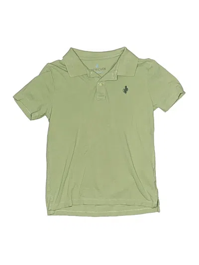 Pre-owned Crewcuts Kids' Short Sleeve Top Green Tops
