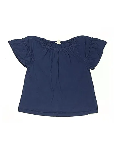 Pre-owned Crewcuts Kids' Short Sleeve T-shirt In Blue