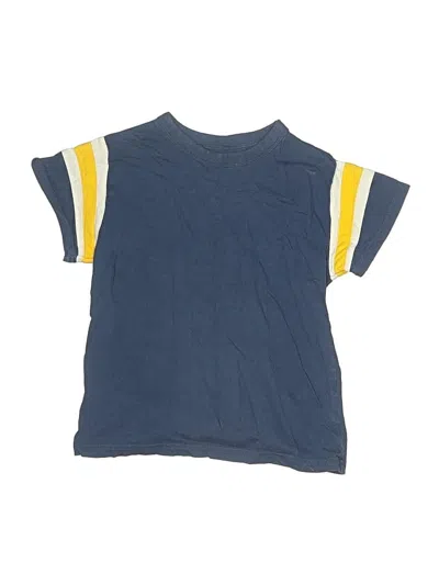 Pre-owned Crewcuts Kids' Short Sleeve T-shirt In Blue