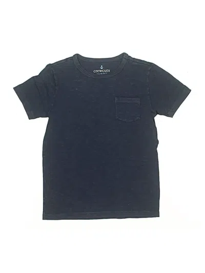 Pre-owned Crewcuts Kids' Short Sleeve T-shirt In Blue