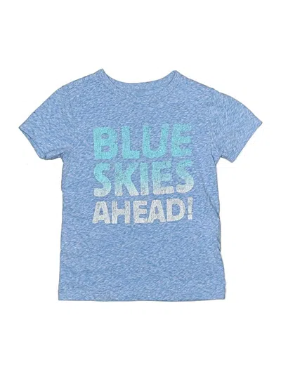Pre-owned Crewcuts Kids' Short Sleeve T-shirt In Blue
