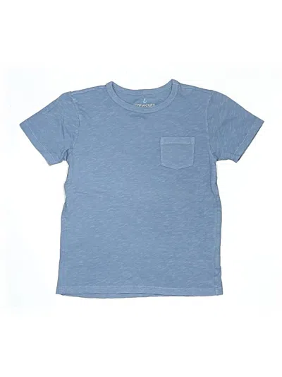 Pre-owned Crewcuts Kids' Short Sleeve T-shirt In Blue