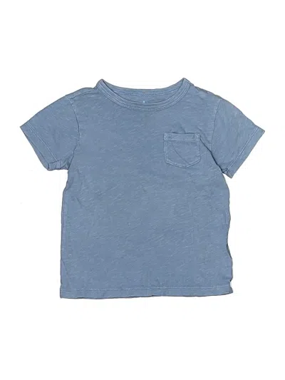 Pre-owned Crewcuts Kids' Short Sleeve T-shirt In Blue