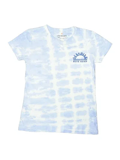 Pre-owned Crewcuts Kids' Short Sleeve T-shirt In Blue