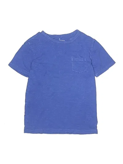Pre-owned Crewcuts Kids' Short Sleeve T-shirt In Blue