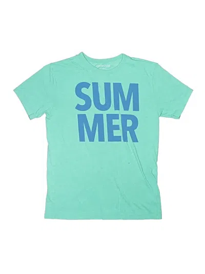 Pre-owned Crewcuts Kids' Short Sleeve T-shirt In Blue