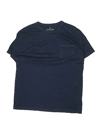 Pre-owned Crewcuts Kids' Short Sleeve T-shirt In Blue