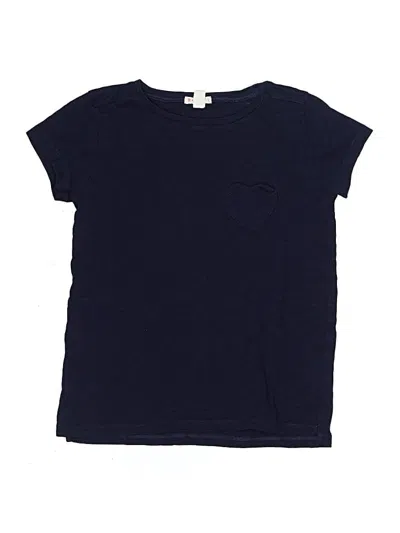 Pre-owned Crewcuts Kids' Short Sleeve T-shirt In Blue