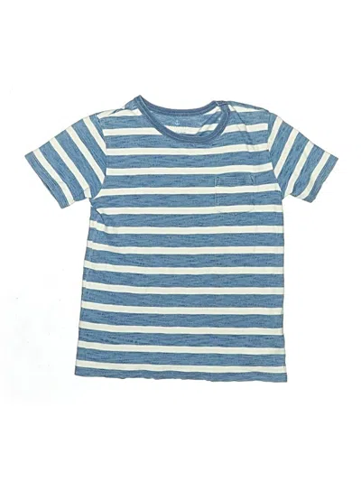 Pre-owned Crewcuts Kids' Short Sleeve T-shirt In Blue