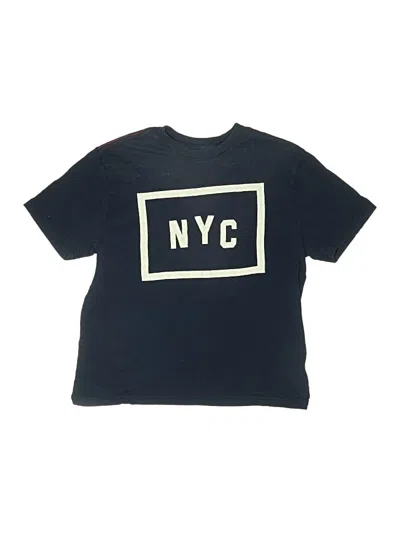 Pre-owned Crewcuts Kids' Short Sleeve T-shirt In Blue