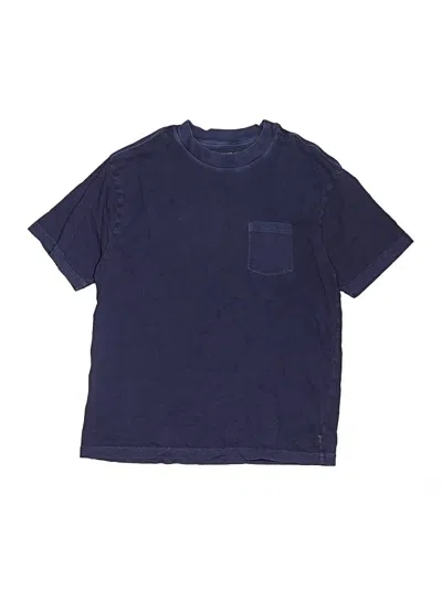 Pre-owned Crewcuts Kids' Short Sleeve T-shirt In Blue