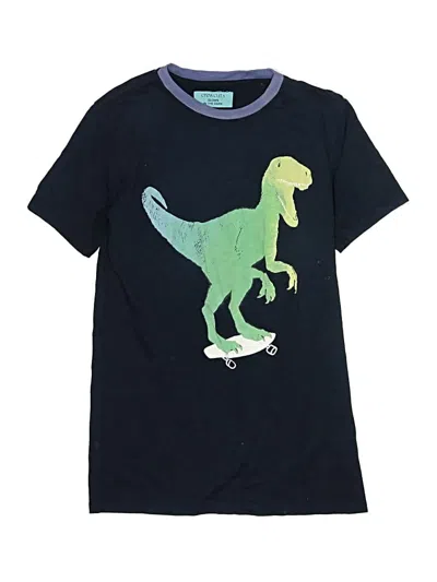 Pre-owned Crewcuts Kids' Short Sleeve T-shirt In Blue