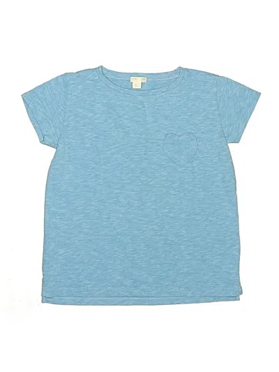 Pre-owned Crewcuts Kids' Short Sleeve T-shirt In Blue