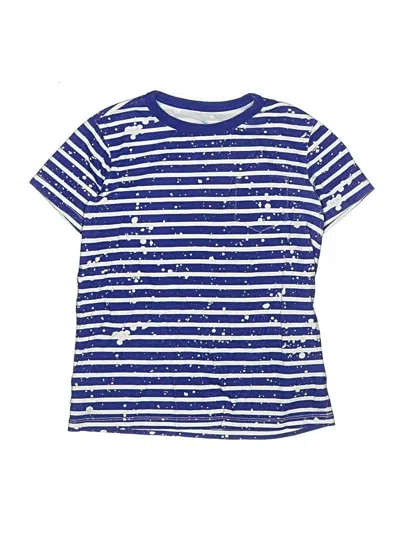 Pre-owned Crewcuts Kids' Short Sleeve T-shirt In Blue