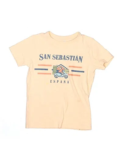 Pre-owned Crewcuts Kids' Short Sleeve T-shirt In Brown