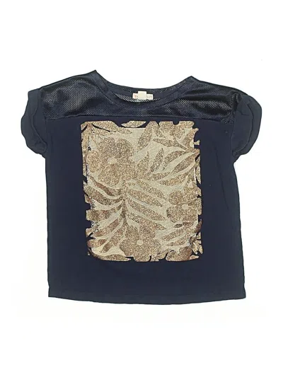 Pre-owned Crewcuts Kids' Short Sleeve T-shirt In Gold
