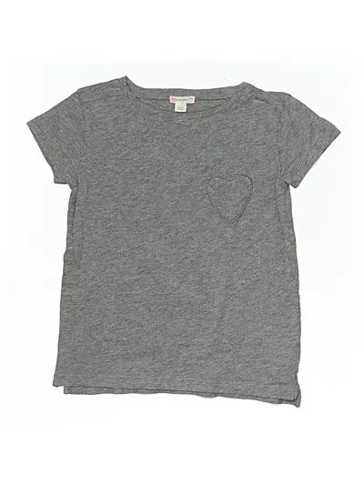 Pre-owned Crewcuts Kids' Short Sleeve T-shirt In Gray