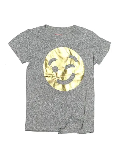 Pre-owned Crewcuts Kids' Short Sleeve T-shirt In Gray