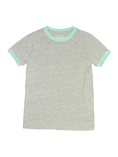 Pre-owned Crewcuts Kids' Short Sleeve T-shirt In Gray