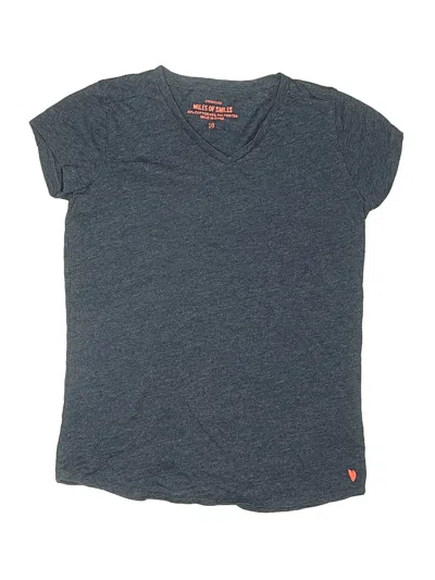 Pre-owned Crewcuts Kids' Short Sleeve T-shirt In Gray