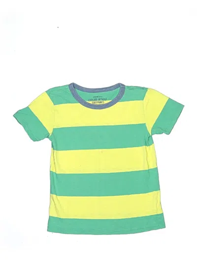 Pre-owned Crewcuts Kids' Short Sleeve T-shirt In Green