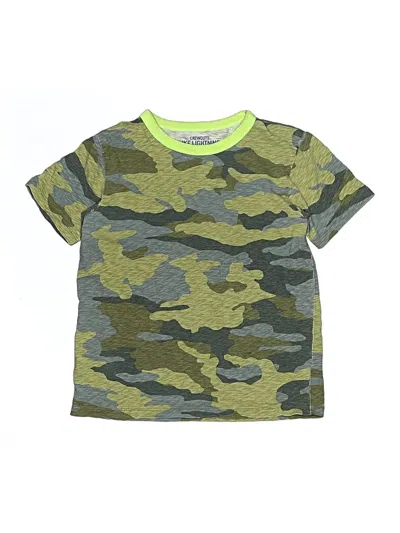 Pre-owned Crewcuts Kids' Short Sleeve T-shirt In Green