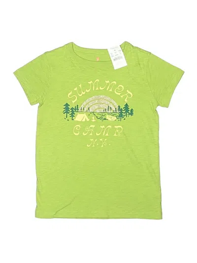 Crewcuts Kids' Short Sleeve T-shirt In Green