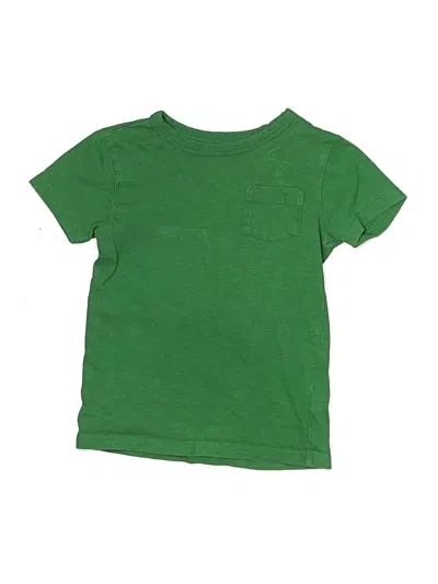 Pre-owned Crewcuts Kids' Short Sleeve T-shirt In Green
