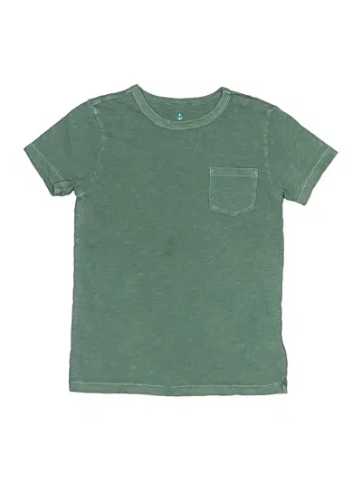 Pre-owned Crewcuts Kids' Short Sleeve T-shirt In Green