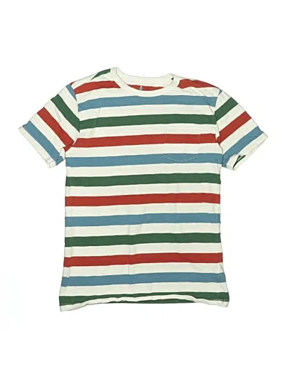 Pre-owned Crewcuts Kids' Short Sleeve T-shirt In Ivory
