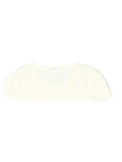 Pre-owned Crewcuts Kids' Short Sleeve T-shirt In Ivory