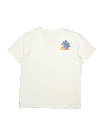 Pre-owned Crewcuts Kids' Short Sleeve T-shirt In Ivory