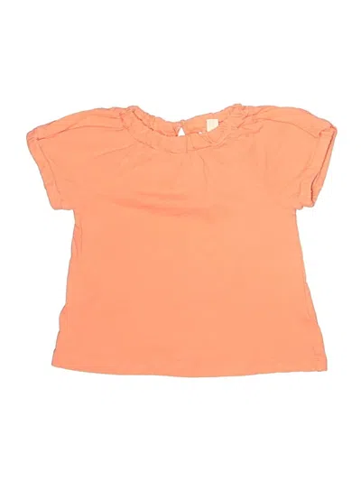 Pre-owned Crewcuts Kids' Short Sleeve T-shirt In Orange