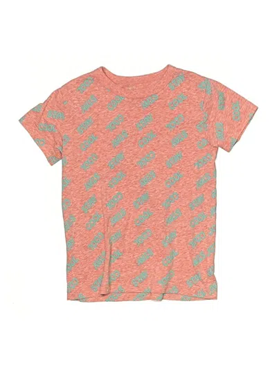 Pre-owned Crewcuts Kids' Short Sleeve T-shirt In Orange