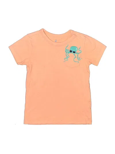 Pre-owned Crewcuts Kids' Short Sleeve T-shirt In Orange