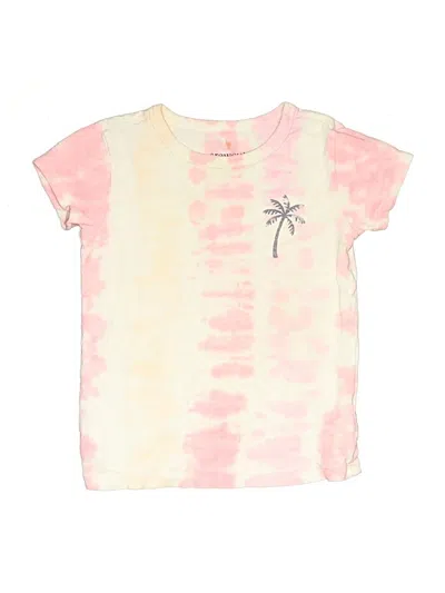 Pre-owned Crewcuts Kids' Short Sleeve T-shirt In Pink