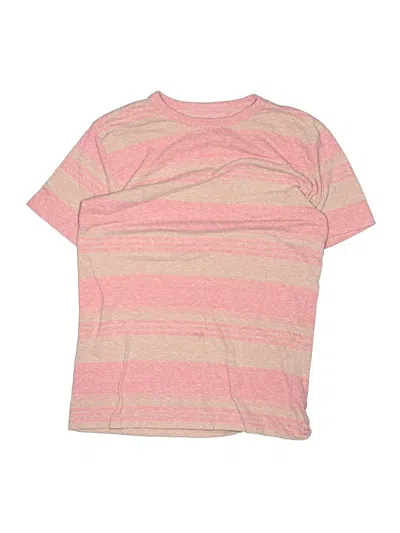 Pre-owned Crewcuts Kids' Short Sleeve T-shirt In Pink
