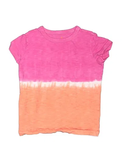 Pre-owned Crewcuts Kids' Short Sleeve T-shirt In Pink