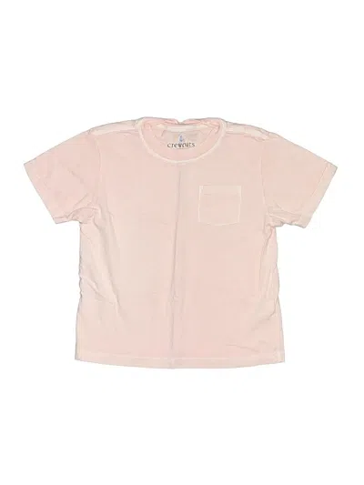 Pre-owned Crewcuts Kids' Short Sleeve T-shirt In Pink