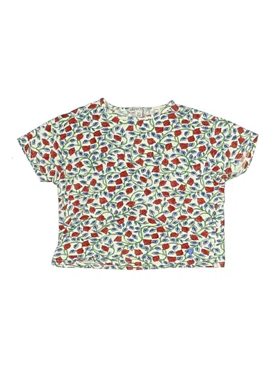 Pre-owned Crewcuts Kids' Short Sleeve T-shirt In Teal