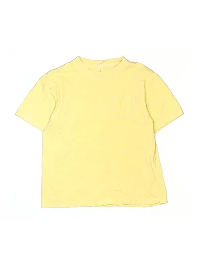 Pre-owned Crewcuts Kids' Short Sleeve T-shirt In Yellow