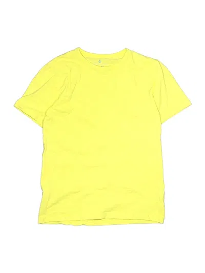 Pre-owned Crewcuts Babies' Short Sleeve T-shirt In Yellow