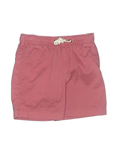 Pre-owned Crewcuts Kids' Shorts In Burgundy