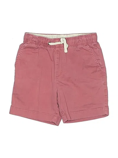 Pre-owned Crewcuts Kids' Shorts In Burgundy