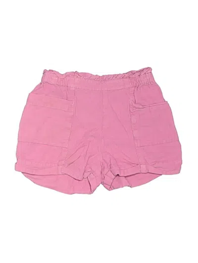 Pre-owned Crewcuts Kids' Shorts In Pink