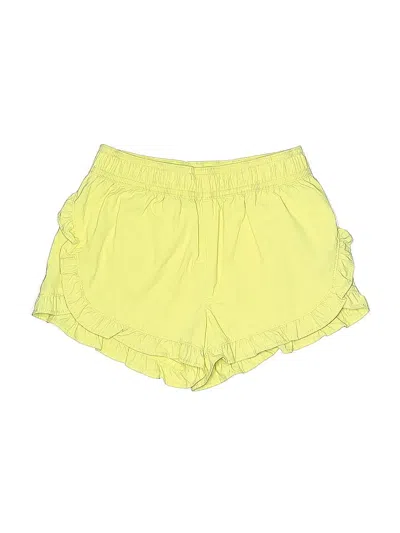 Pre-owned Crewcuts Kids' Shorts In Yellow